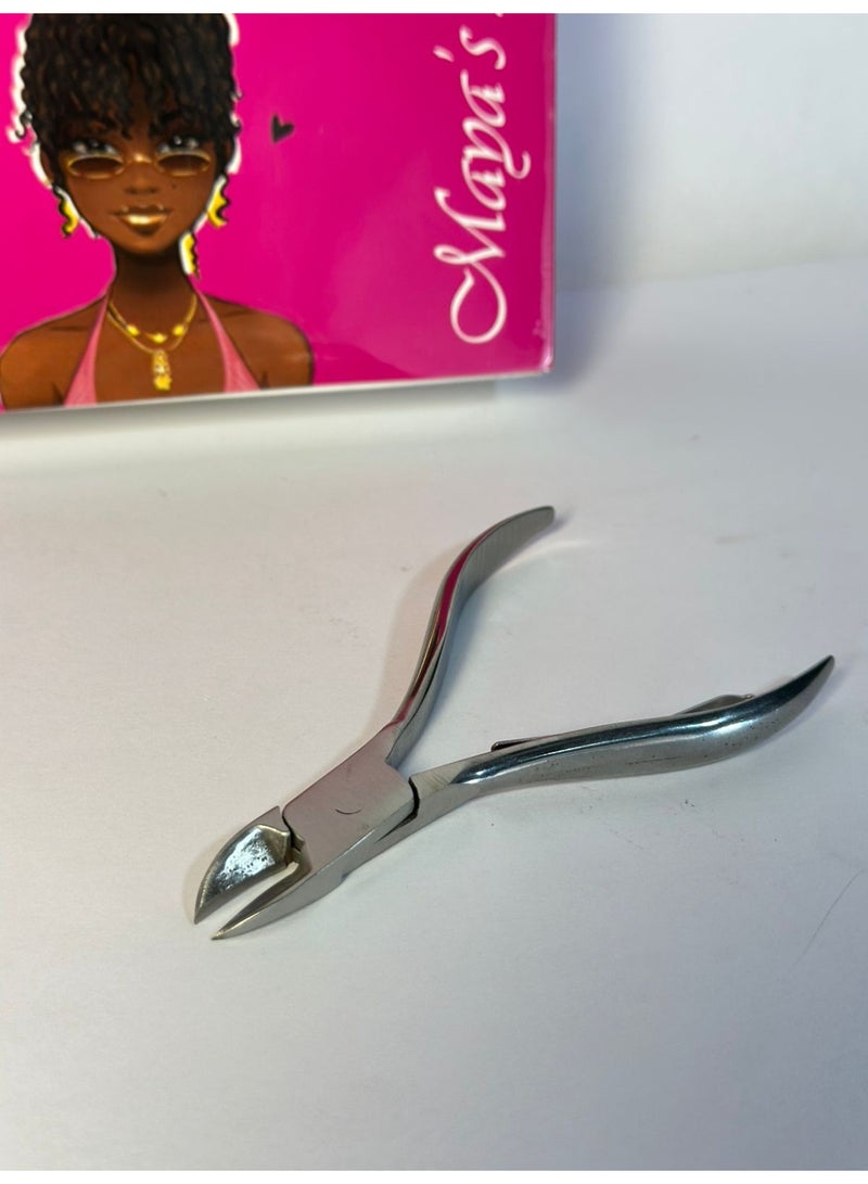 أداة إزالة الجلد الميت، مقص أظافر من الفولاذ المقاوم للصدأ، أداة احترافية حادة لتقليم أظافر اليدين والقدمين، أداة للعناية بالأظافر، مناسبة للمانيكير والباديكير، قطعة واحدة - Image 4